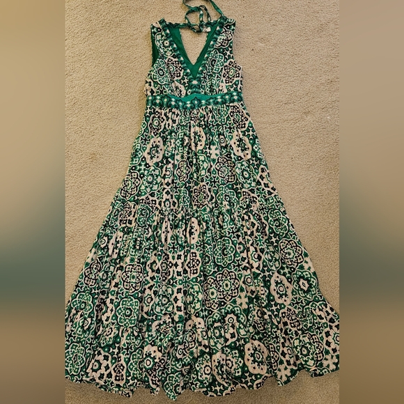 Serena Cotton Tie Maxi Dress - Picture 9 of 10